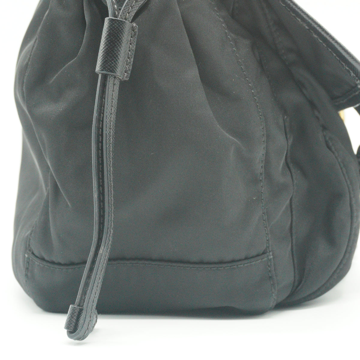 Prada Vela Tessuto Nylon Double Buckle Messenger Bag SHW