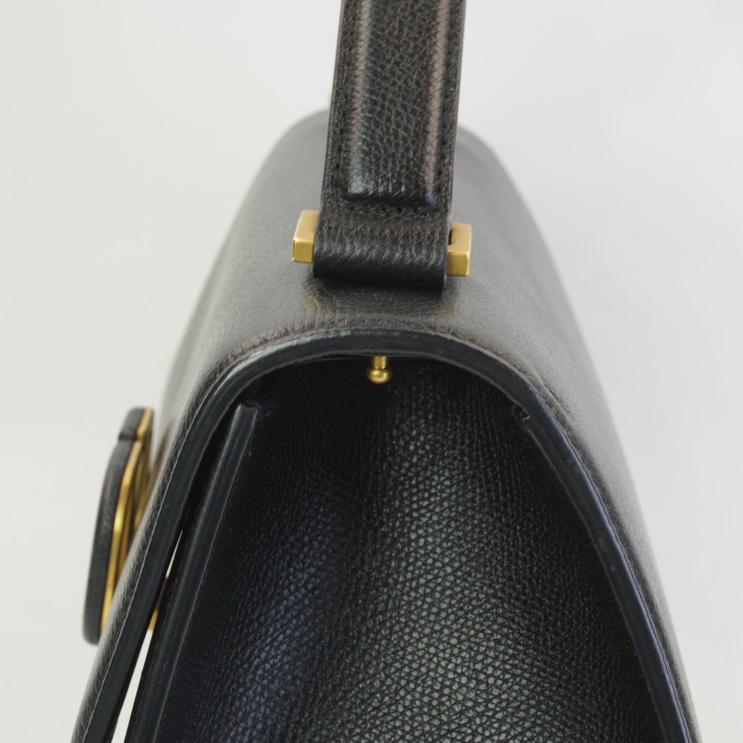 Valentino Vsling Grainy Calfskin Handbag