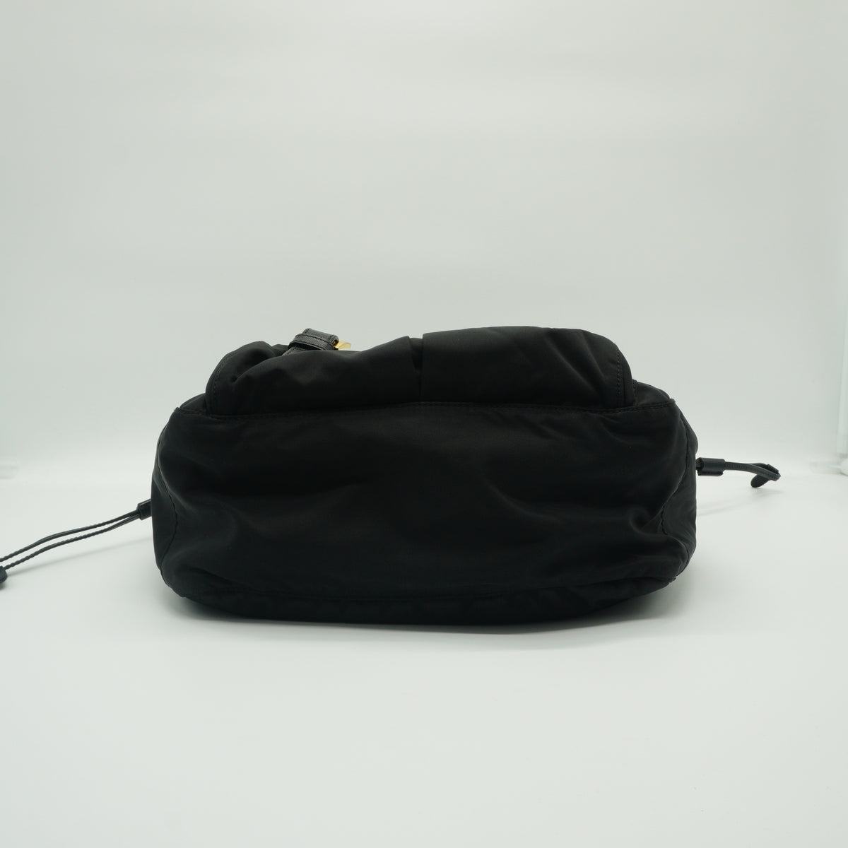 Prada Vela Tessuto Nylon Double Buckle Messenger Bag SHW