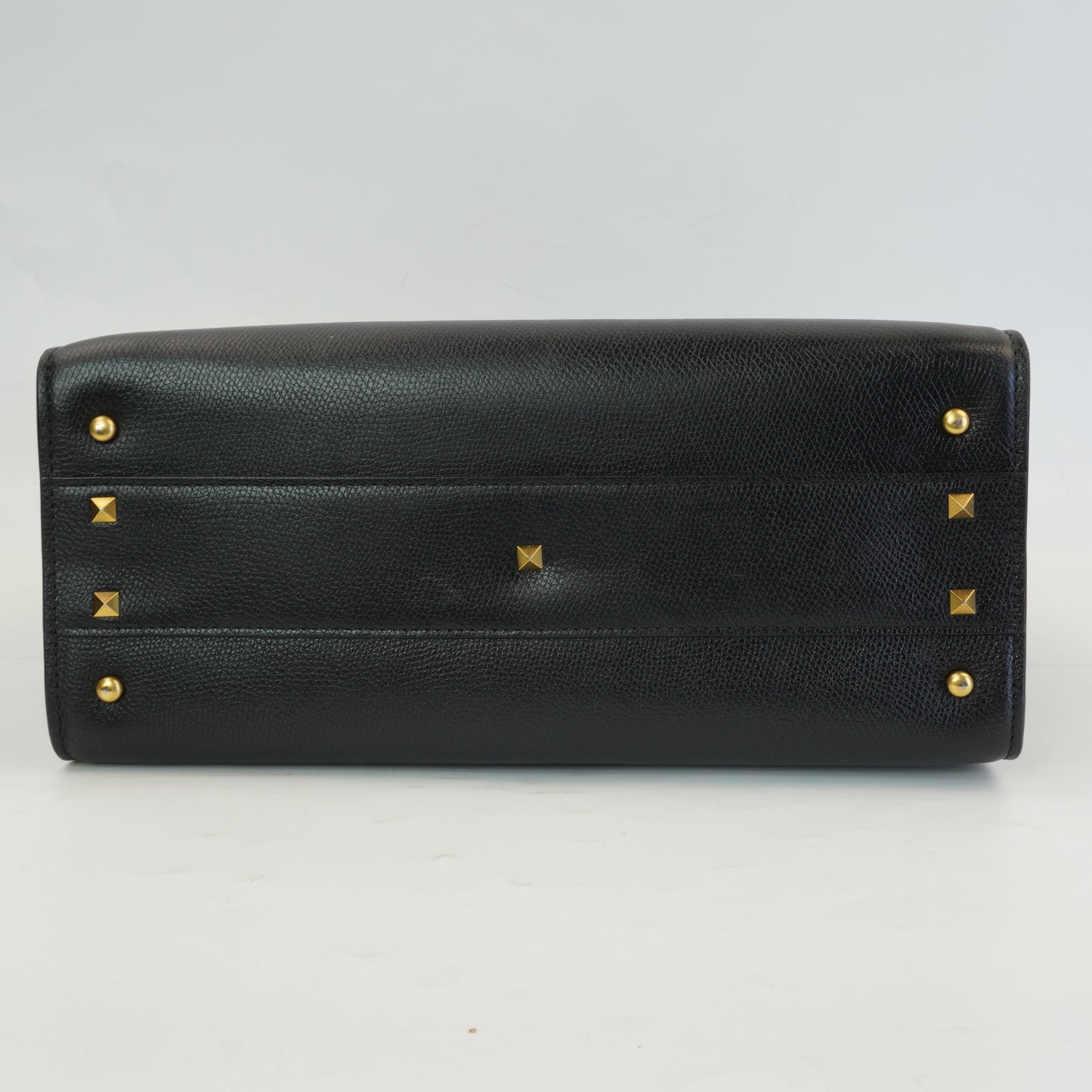 Valentino Vsling Grainy Calfskin Handbag