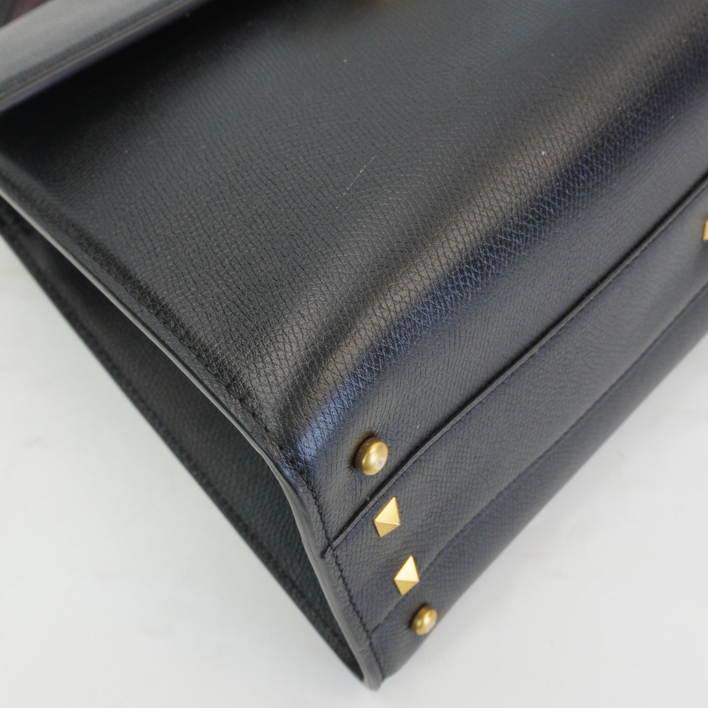 Valentino Vsling Grainy Calfskin Handbag