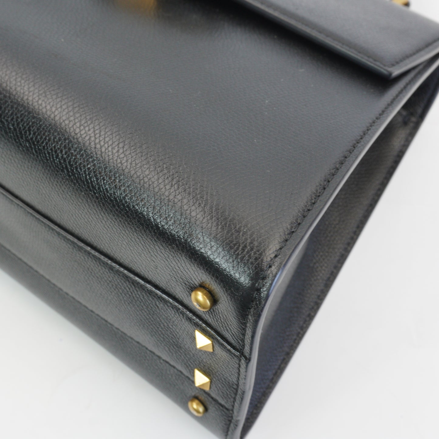 Valentino Vsling Grainy Calfskin Handbag