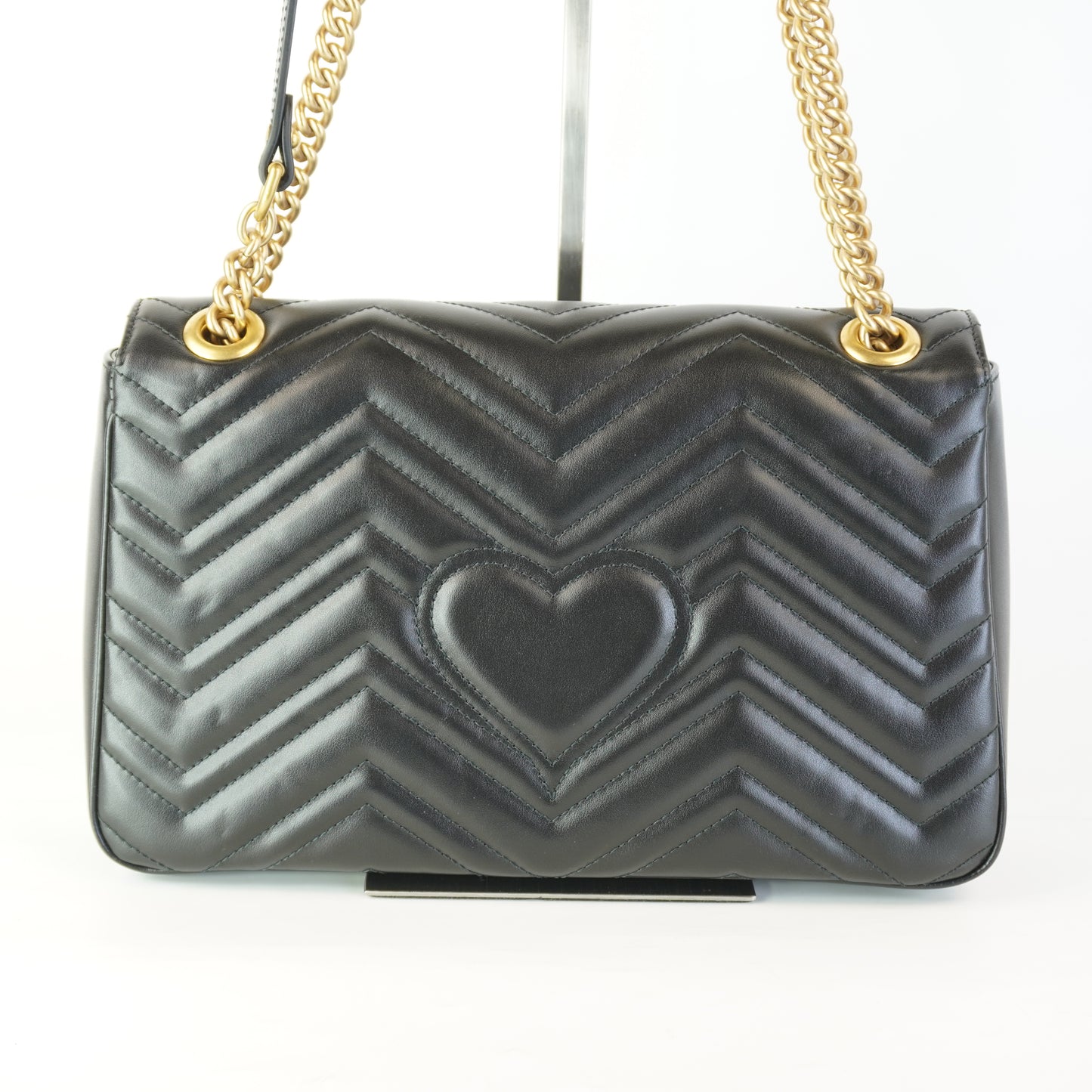 Gucci GG Marmont Black Large GHW