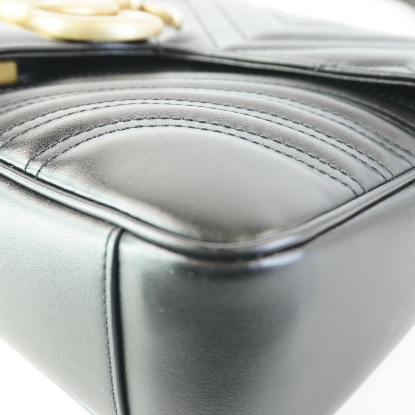 Gucci GG Marmont Black Large GHW