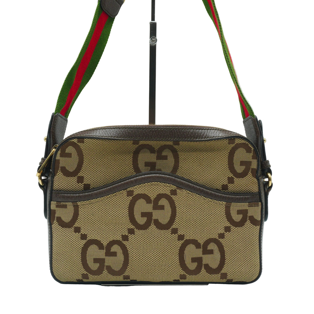 Gucci GG Canvas Messenger Bag Medium GHW