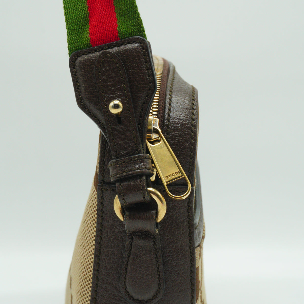 Gucci GG Canvas Messenger Bag Medium GHW