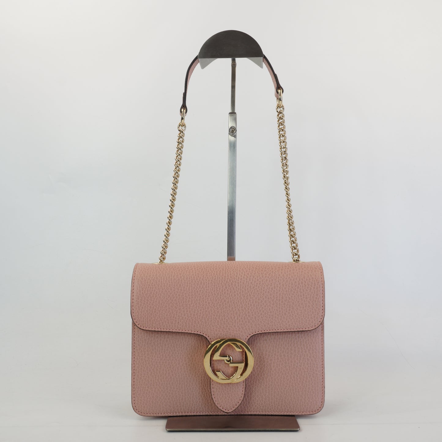 Gucci Interlocking G Shoulder Bag Pink