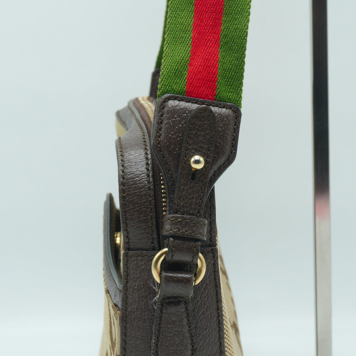 Gucci GG Canvas Messenger Bag Medium GHW
