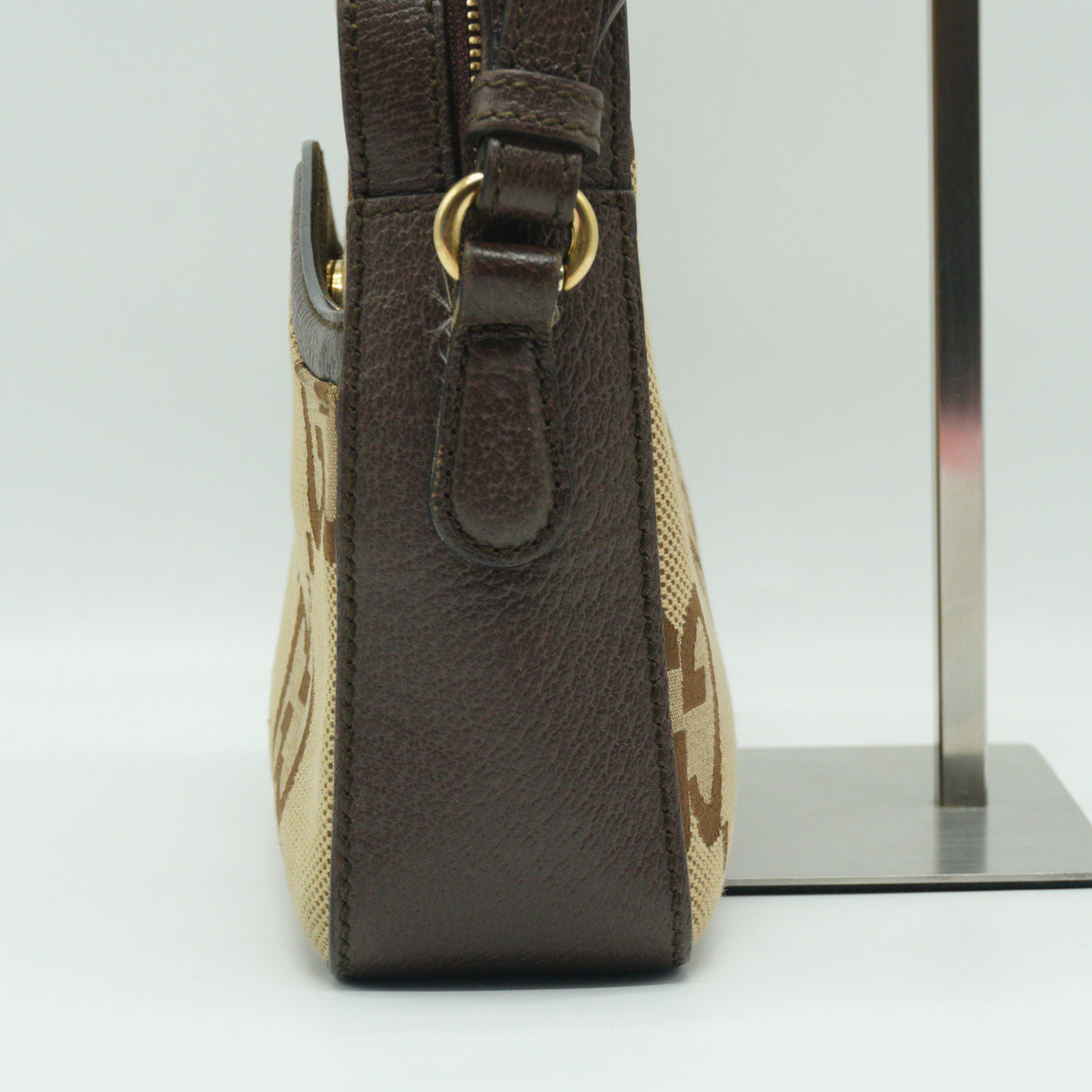 Gucci GG Canvas Messenger Bag Medium GHW