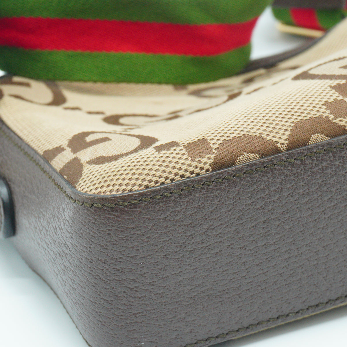 Gucci GG Canvas Messenger Bag Medium GHW