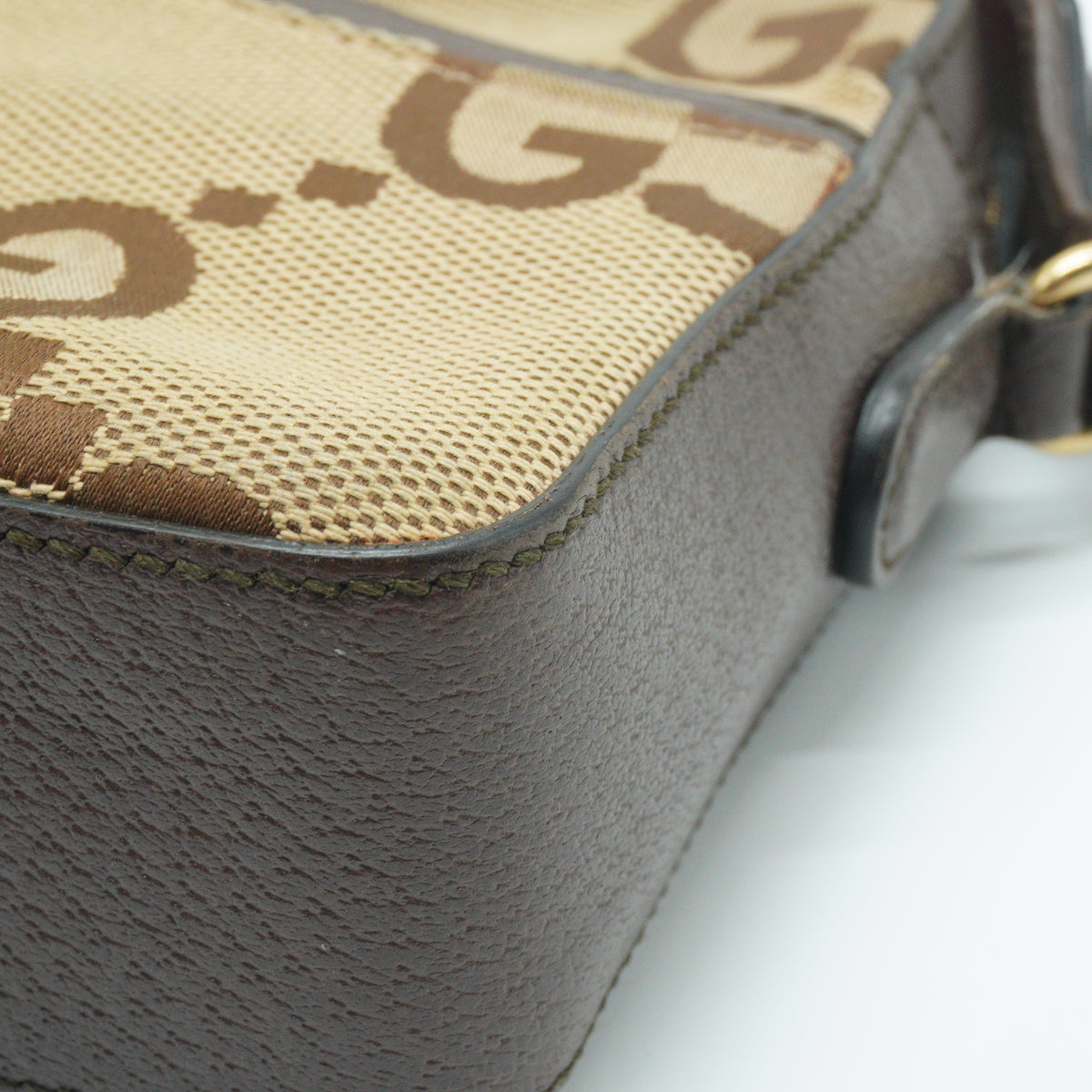 Gucci GG Canvas Messenger Bag Medium GHW