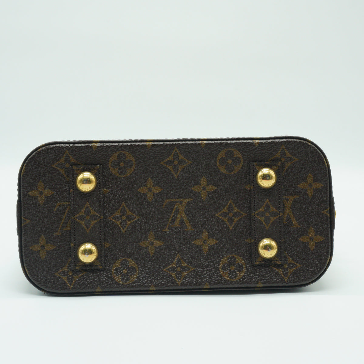 Louis Vuitton Alma BB Vernis Metallic Grey GHW