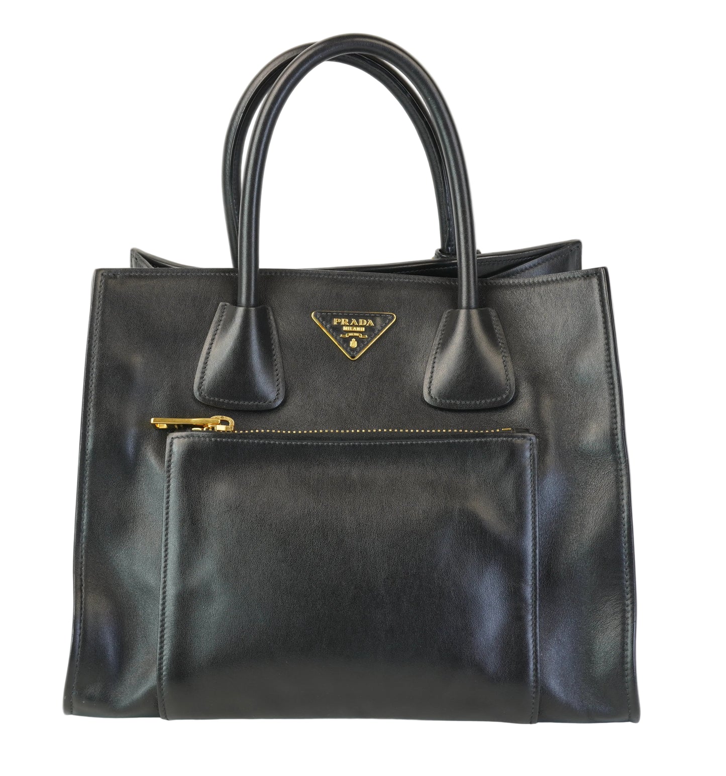 Prada Soft Calf Front Pocket Wing Convertible