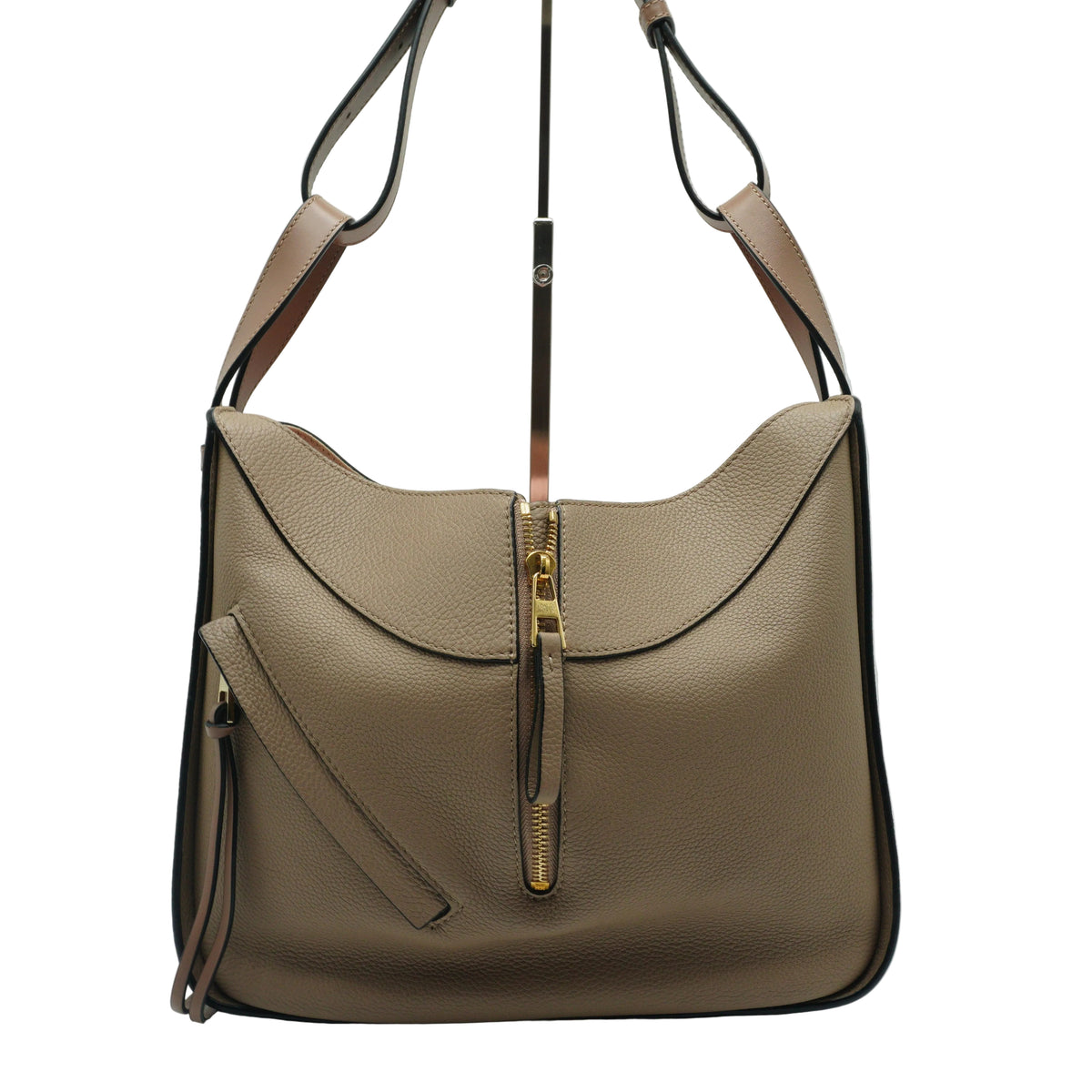 Loewe Hammock Calfskin Beige Medium GHW