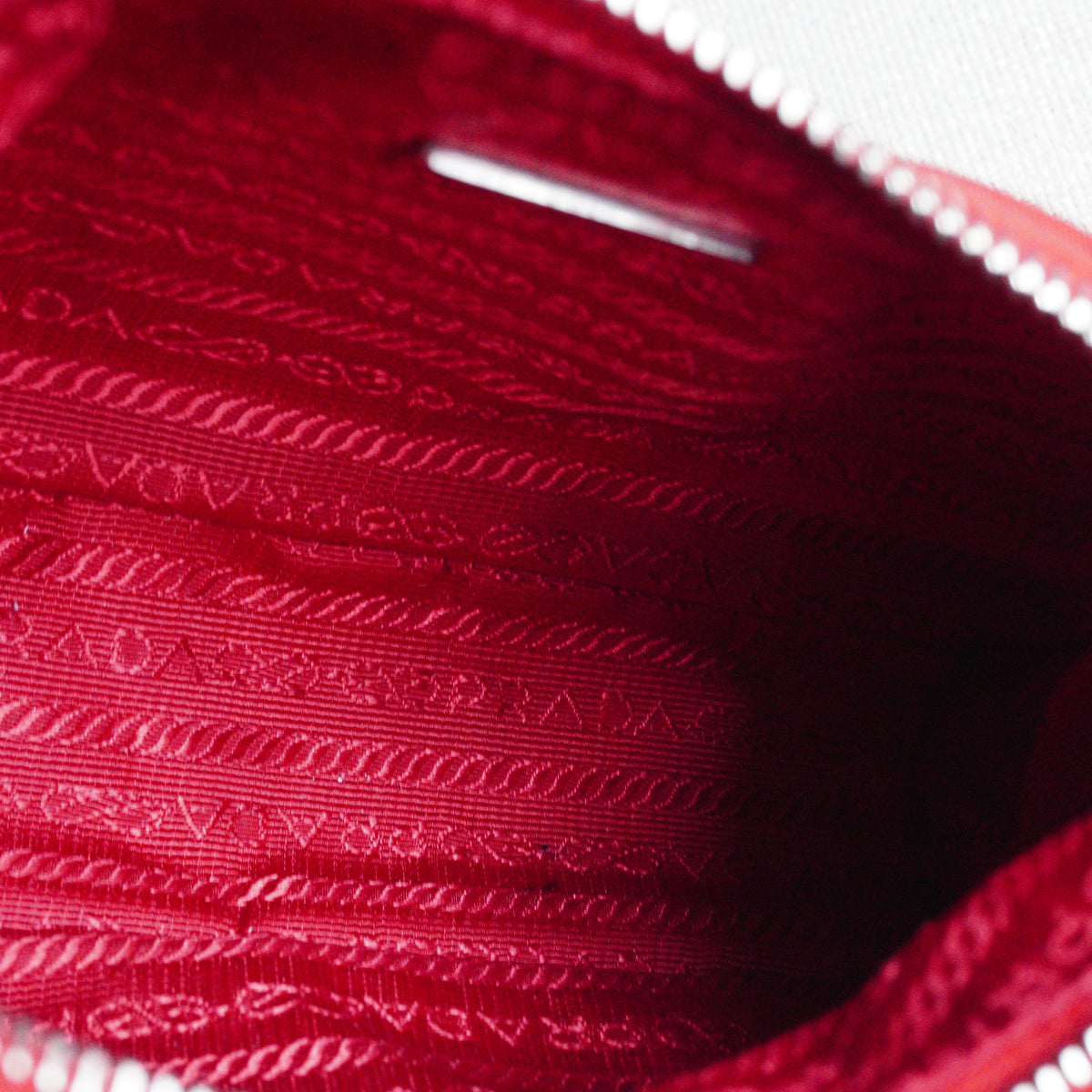 Prada Re-edition Nylon Red Small SHW