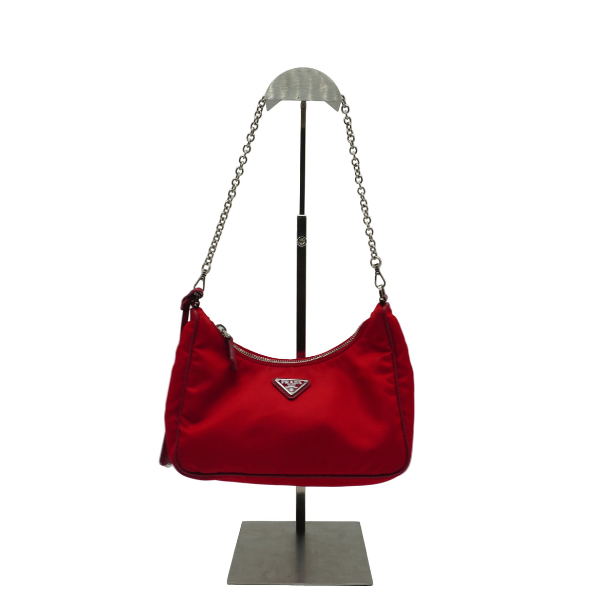 Prada Re-edition Nylon Red Small SHW