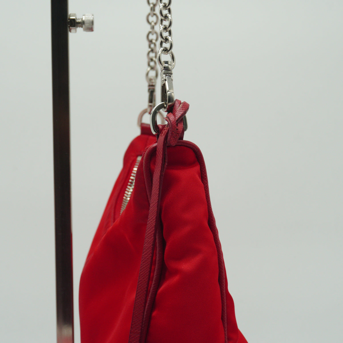 Prada Re-edition Nylon Red Small SHW
