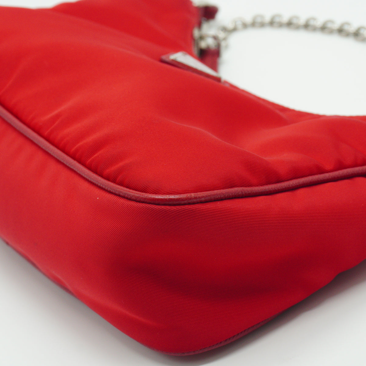 Prada Re-edition Nylon Red Small SHW