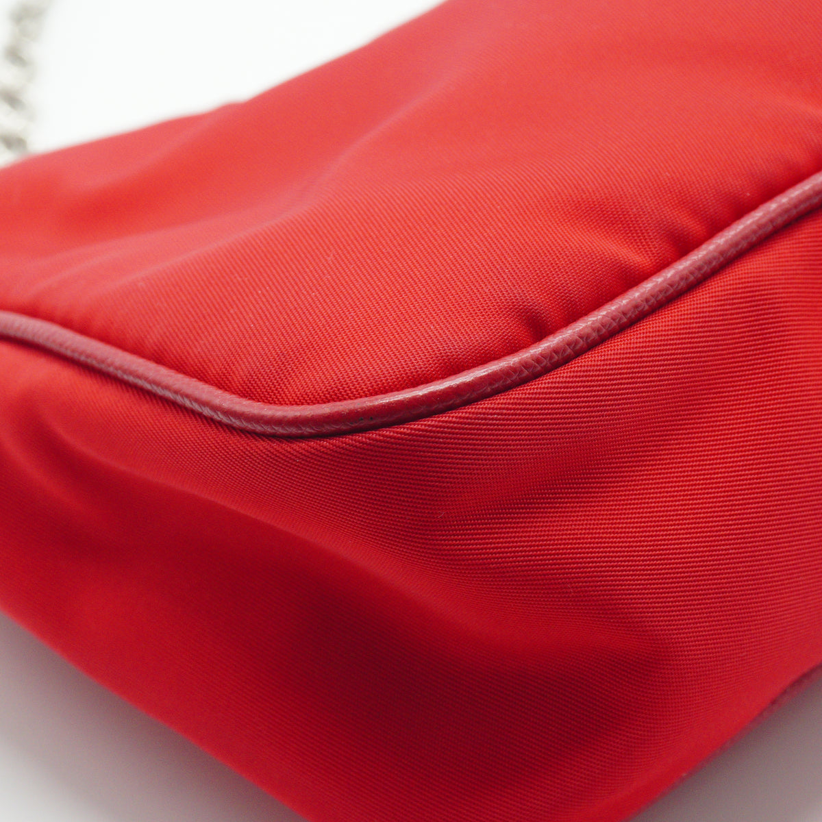Prada Re-edition Nylon Red Small SHW