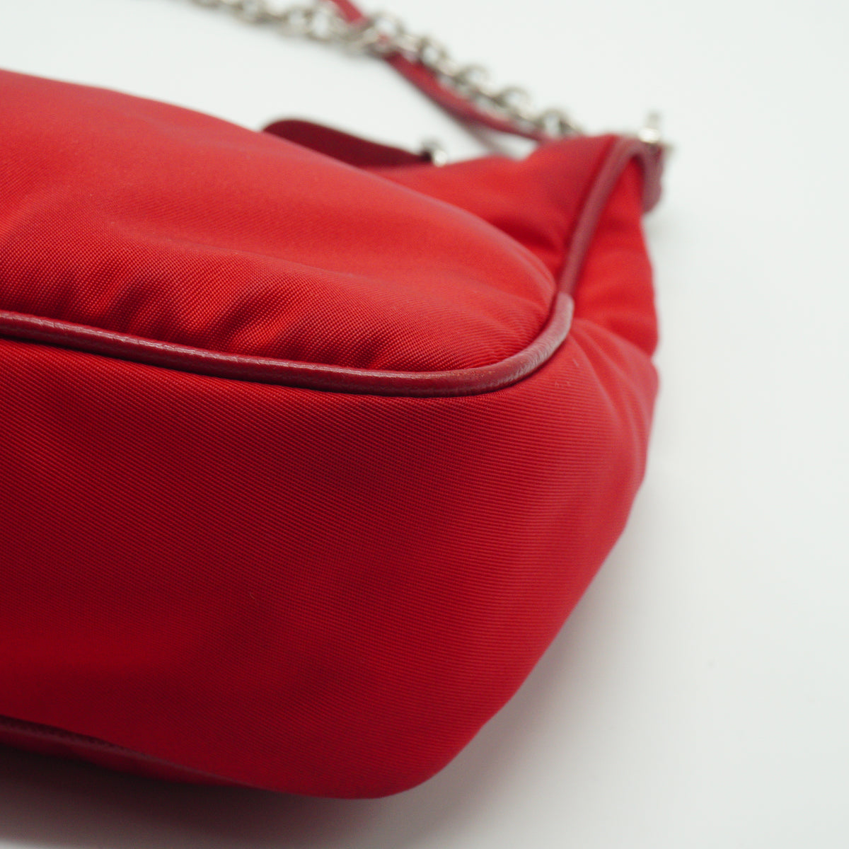 Prada Re-edition Nylon Red Small SHW