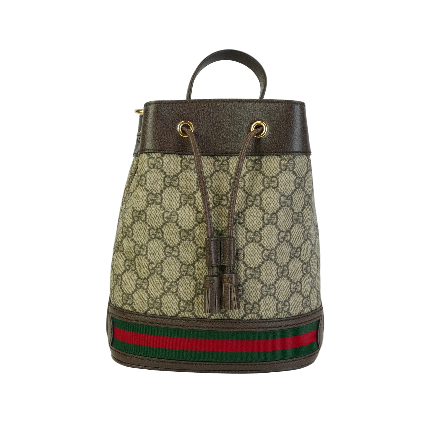 Gucci Ophidia Small GG Supreme Bucket Bag GHW