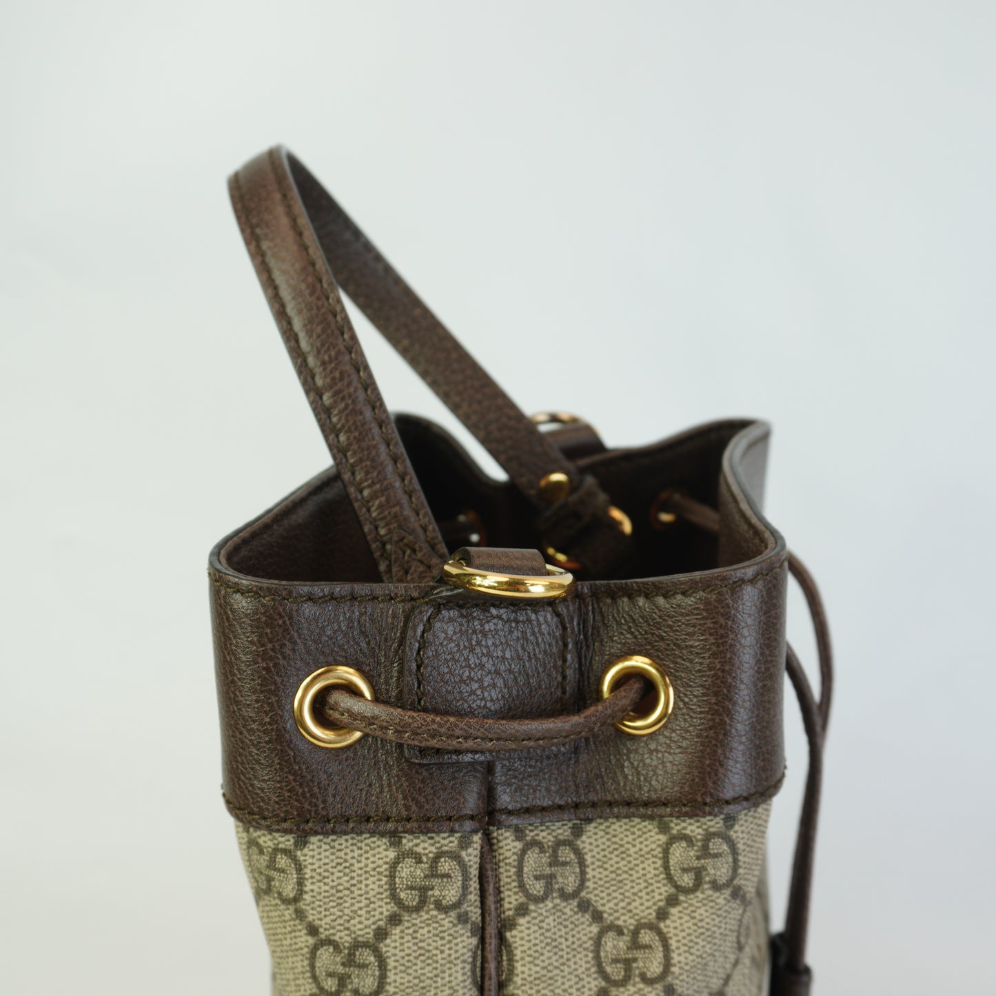 Gucci Ophidia Small GG Supreme Bucket Bag GHW