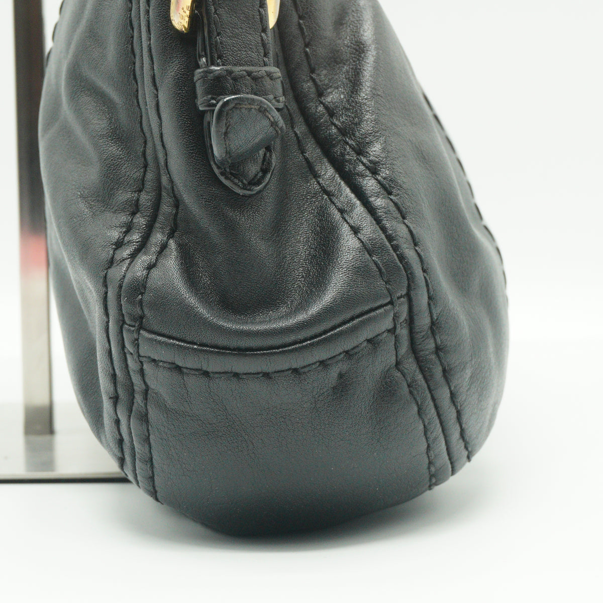 Prada Hobo Shoulder Bag Black