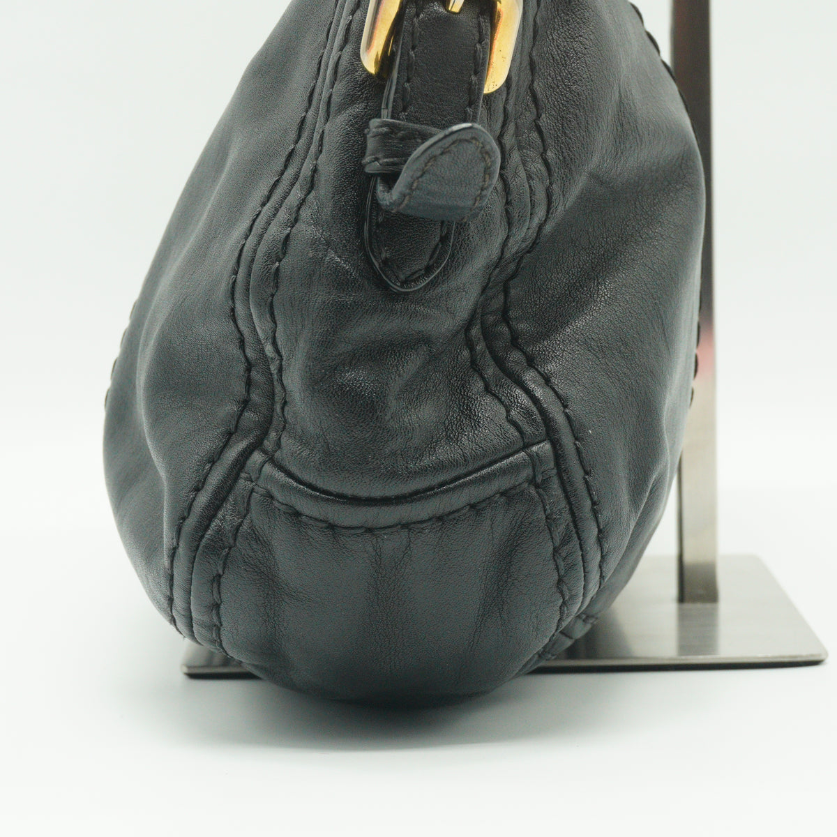Prada Hobo Shoulder Bag Black