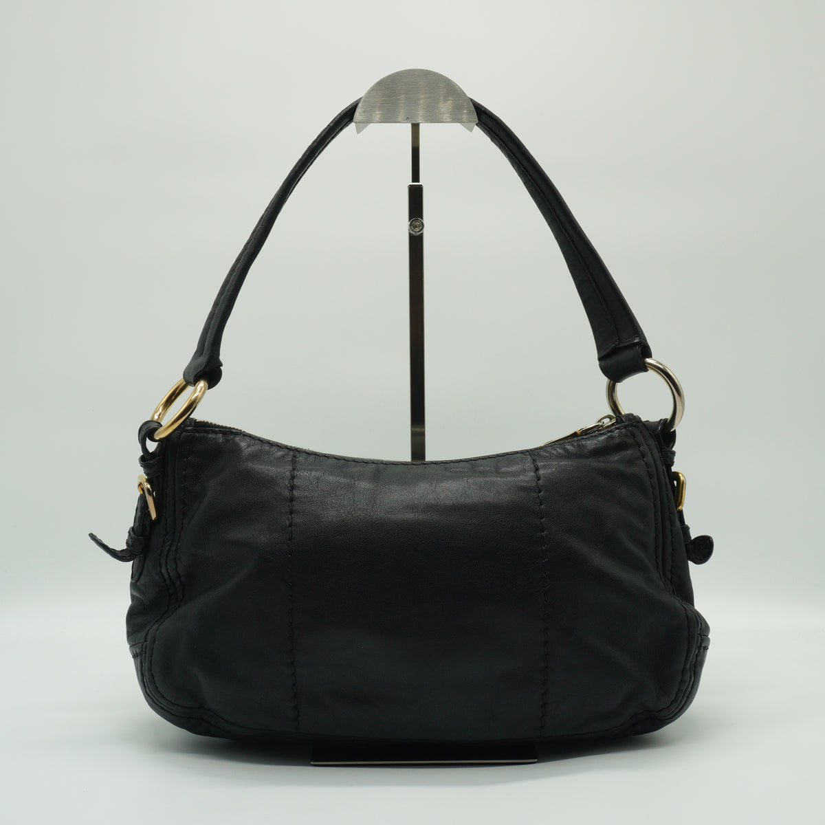Prada Hobo Shoulder Bag Black