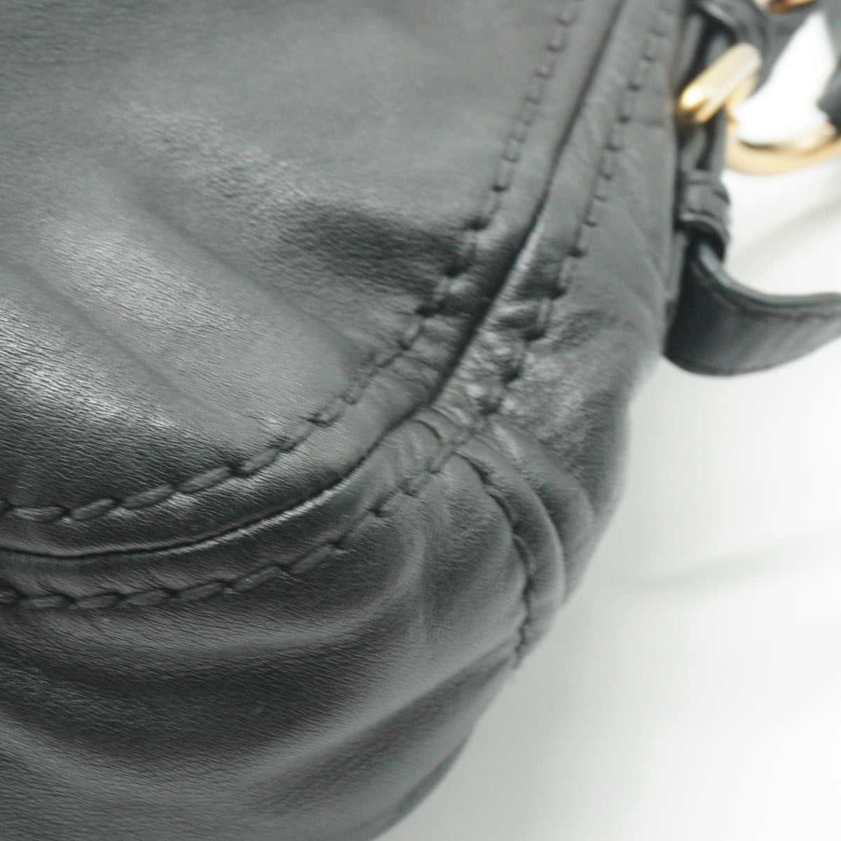 Prada Hobo Shoulder Bag Black