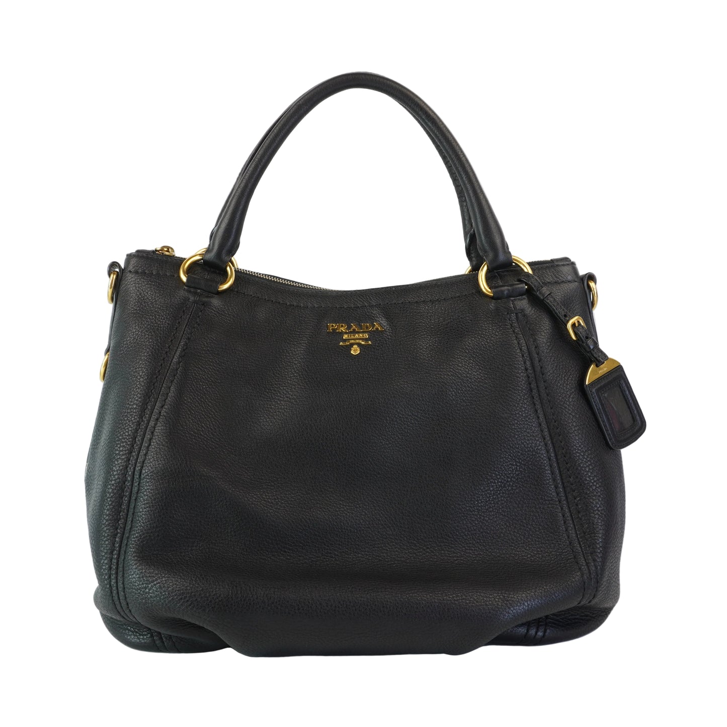 Prada  2 Way Bag Black
