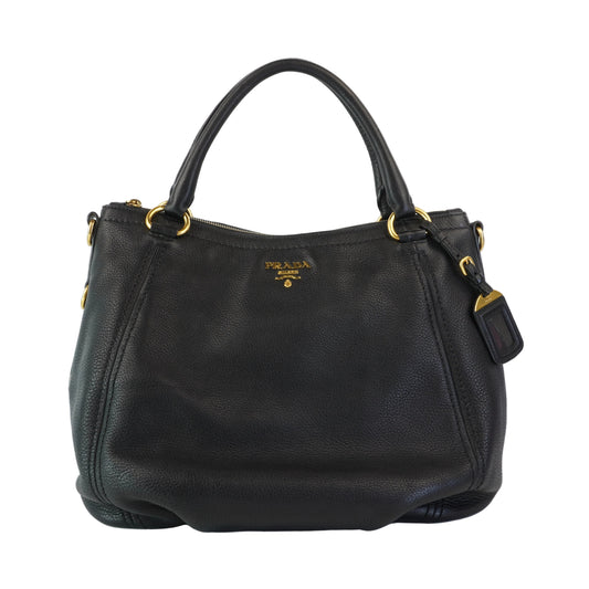 Prada  2 Way Bag Black