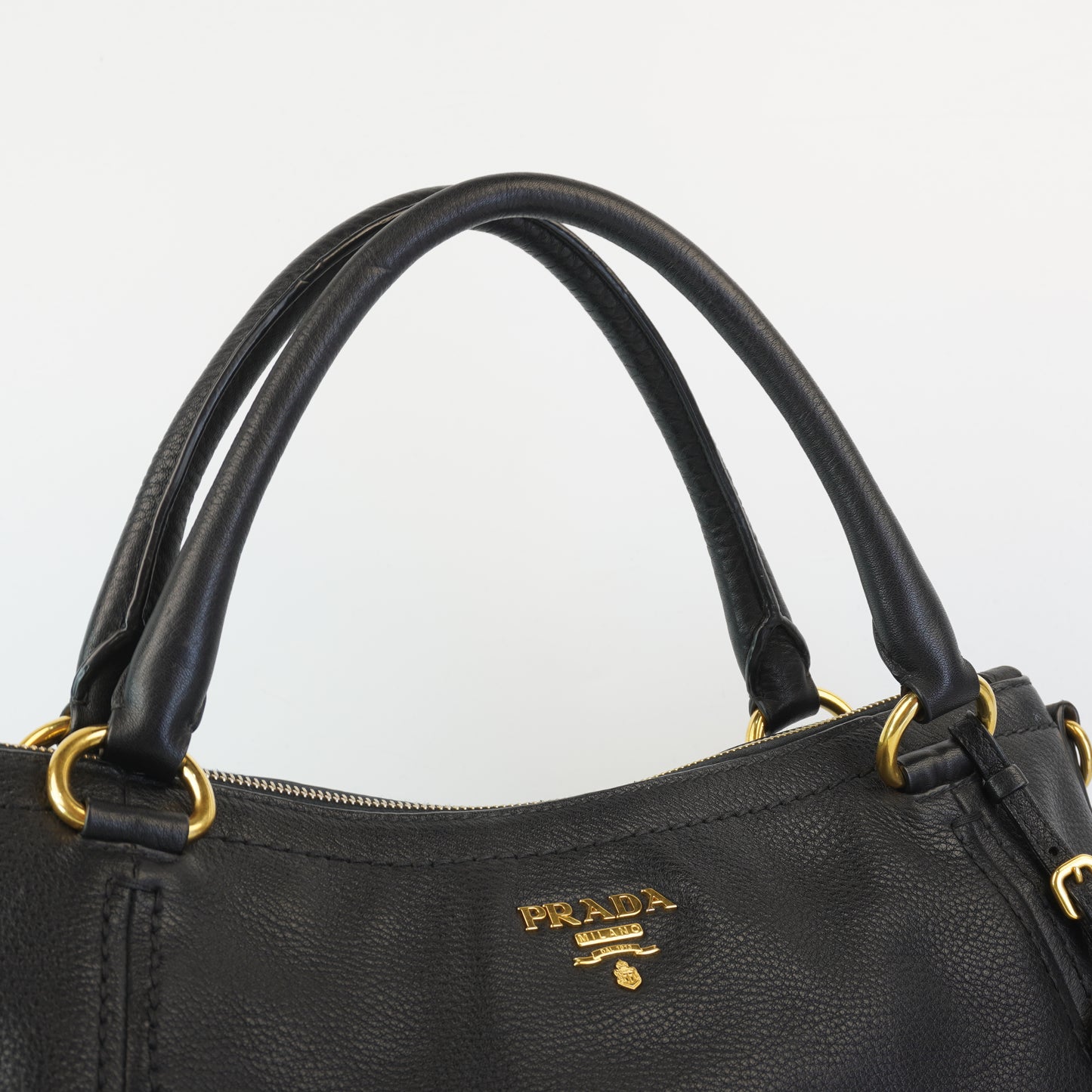 Prada  2 Way Bag Black
