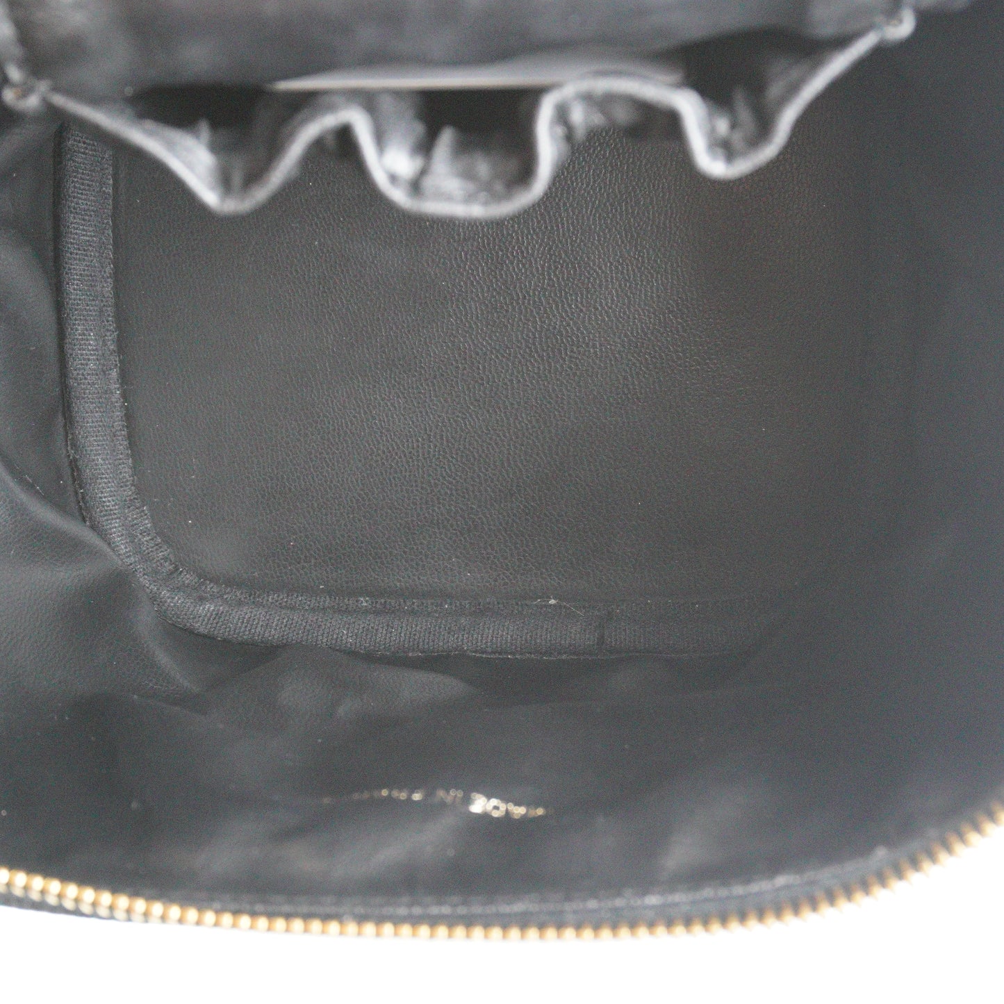 Chanel Timeless Caviar Leather Vertical Vanity Caseb Black Small