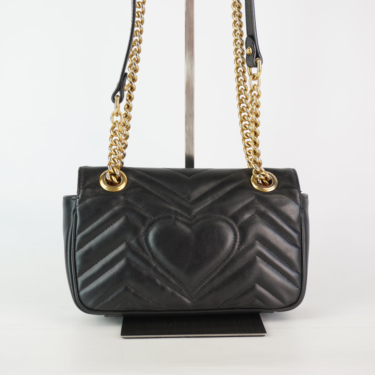 Gucci GG Marmont Matellase Shoulder Bag GHW Small