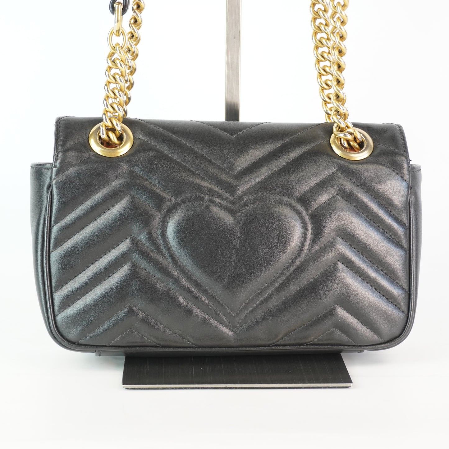 Gucci GG Marmont Matellase Shoulder Bag GHW Small