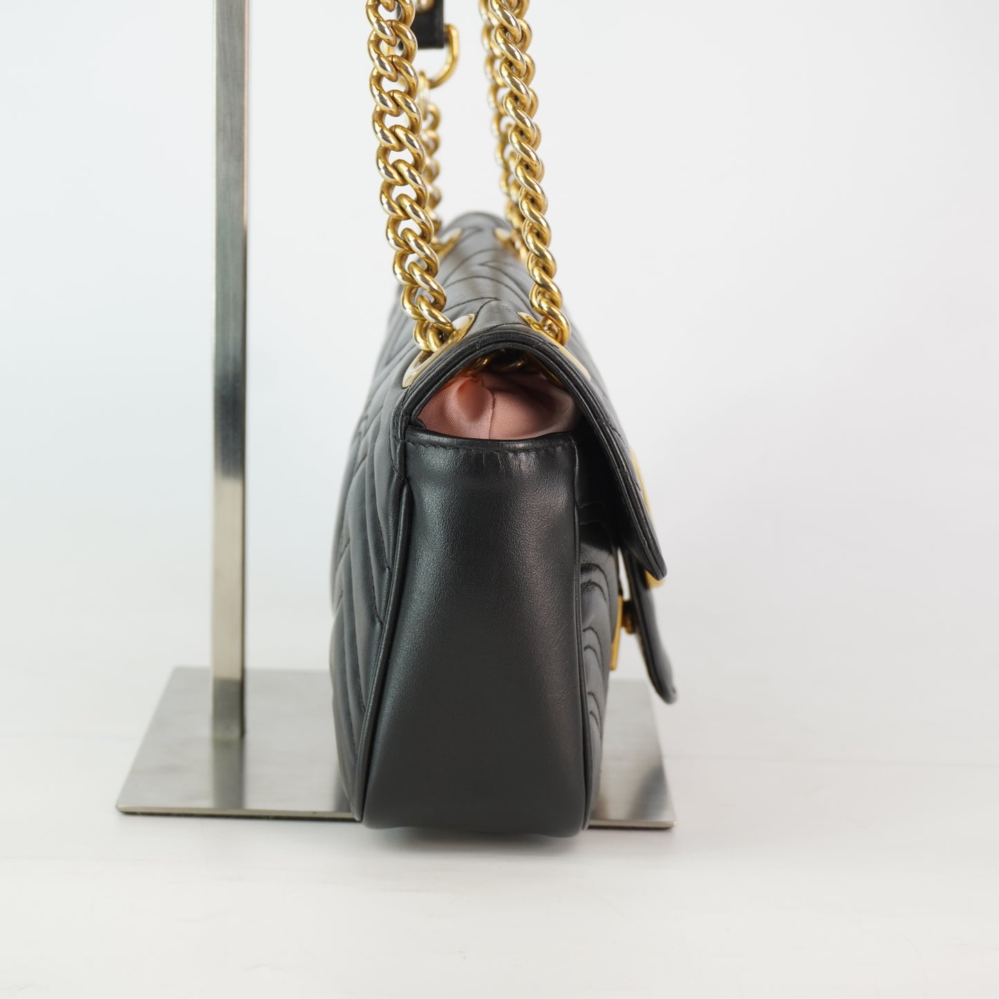 Gucci GG Marmont Matellase Shoulder Bag GHW Small