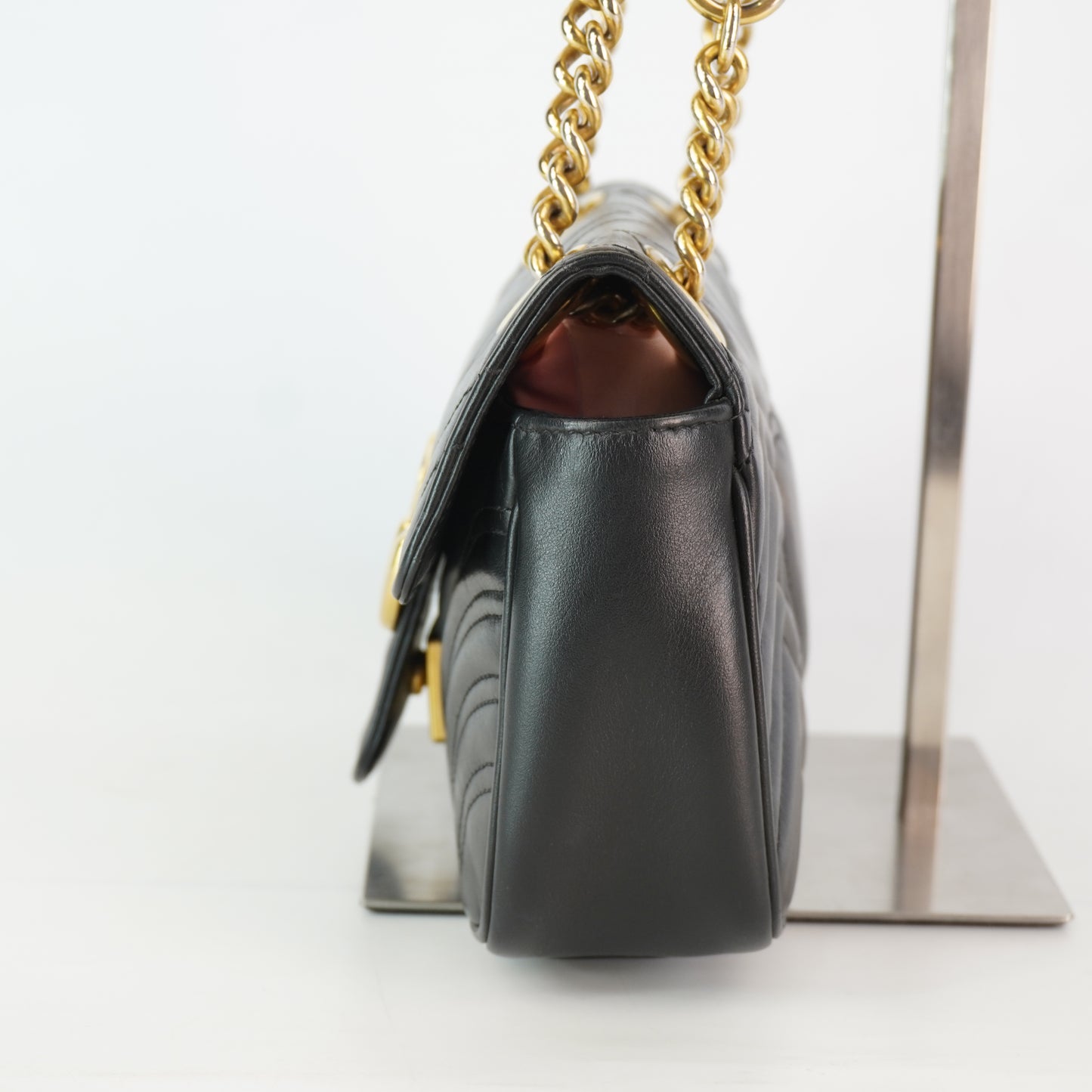 Gucci GG Marmont Matellase Shoulder Bag GHW Small