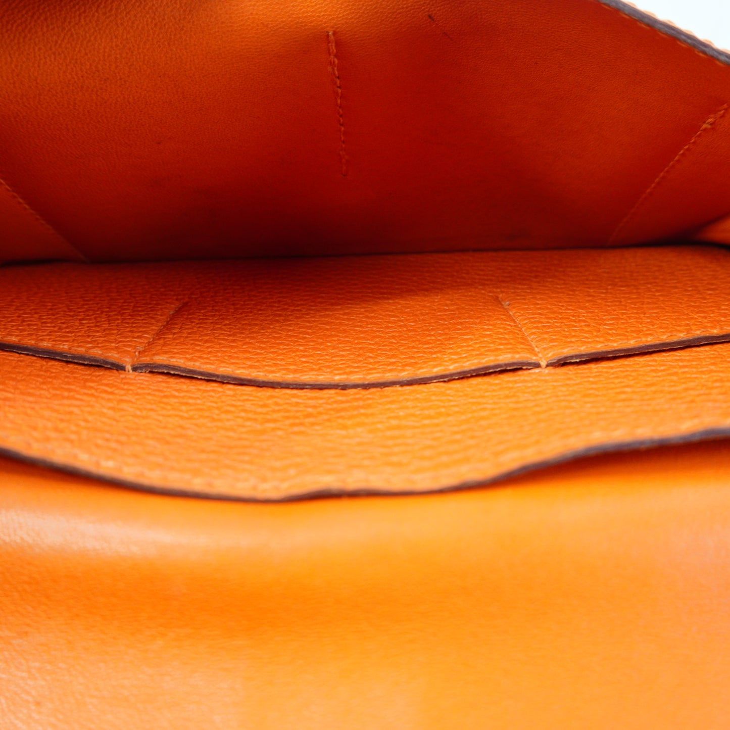 Hermes Dogon Duo wallet Orange SHW