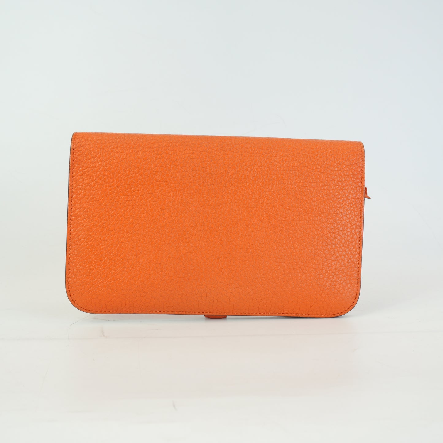 Hermes Dogon Duo wallet Orange SHW