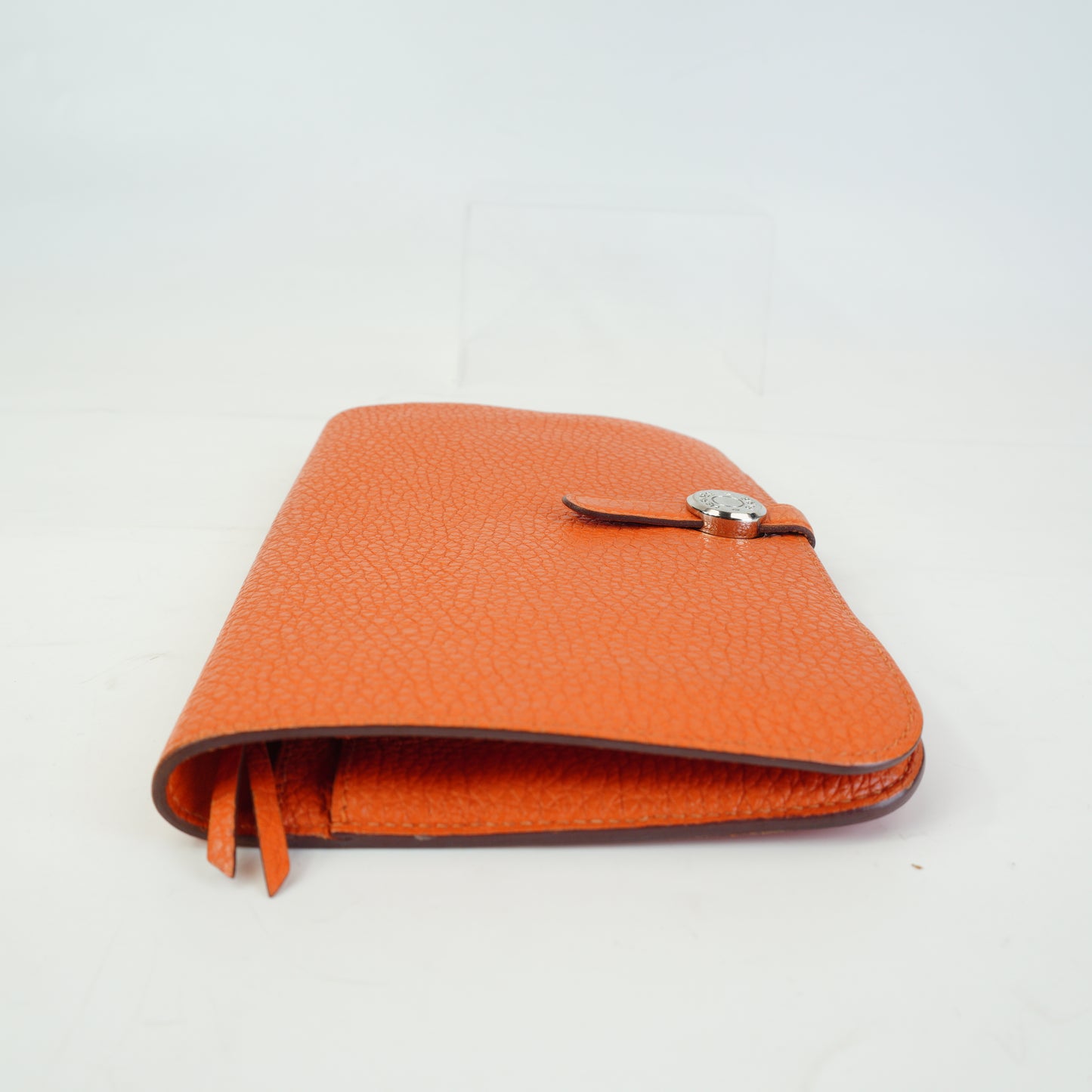 Hermes Dogon Duo wallet Orange SHW