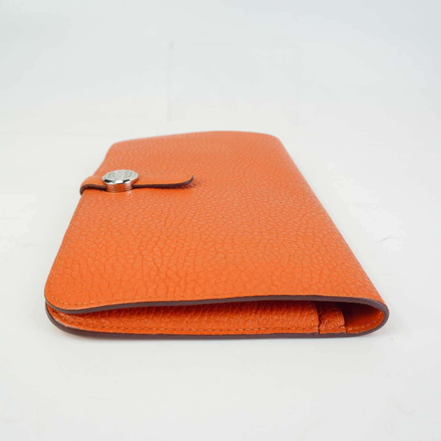 Hermes Dogon Duo wallet Orange SHW
