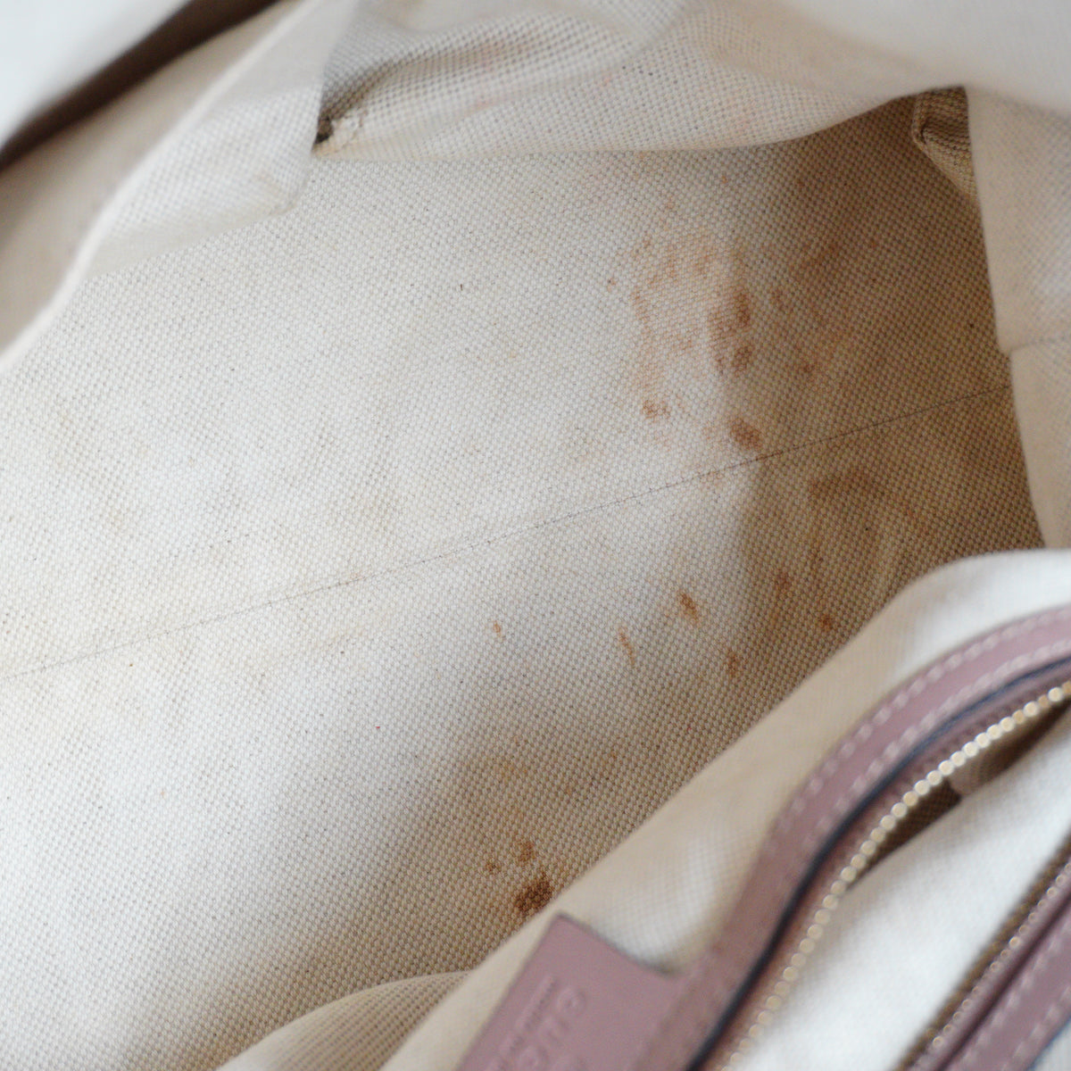 Gucci Guccissima Bree Fold Over Tote Medium Soft Pink SHW