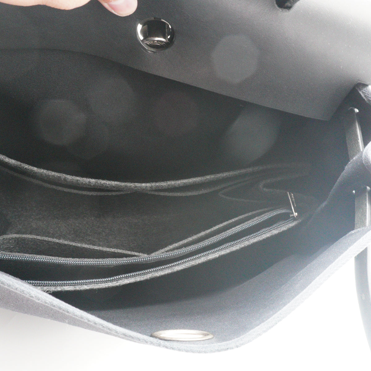 Hermes Herbag Zip Black