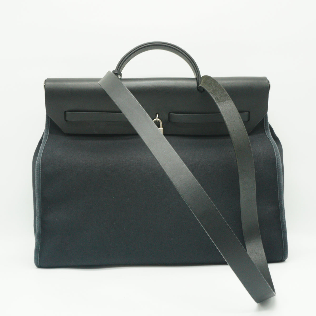 Hermes Herbag Zip Black