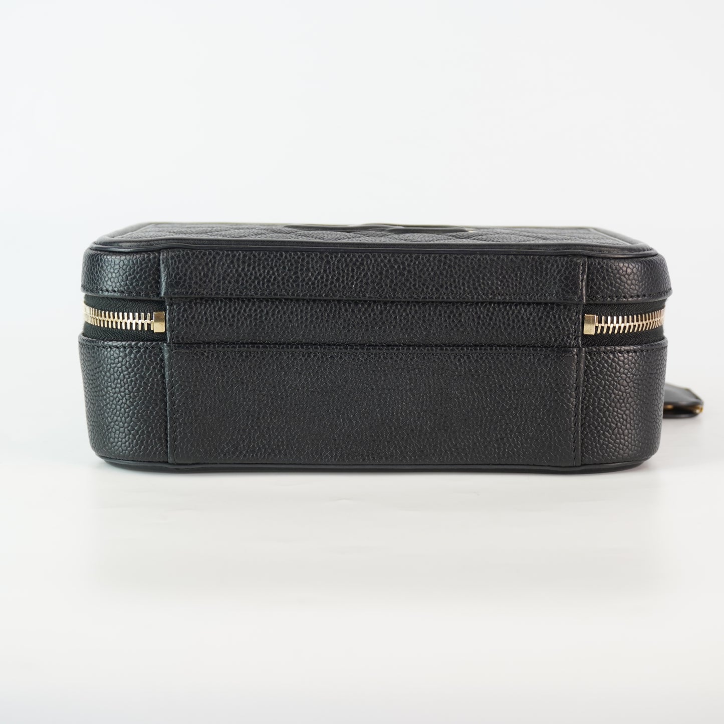 Chanel CC Filigree Vanity Case Black