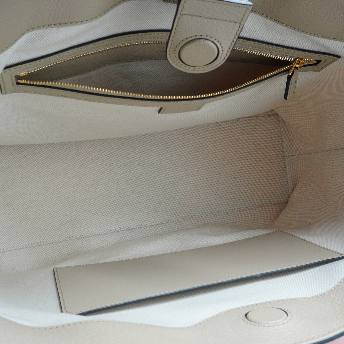 Gucci Ophidia Medium Tote White Canvas White Trims GHW