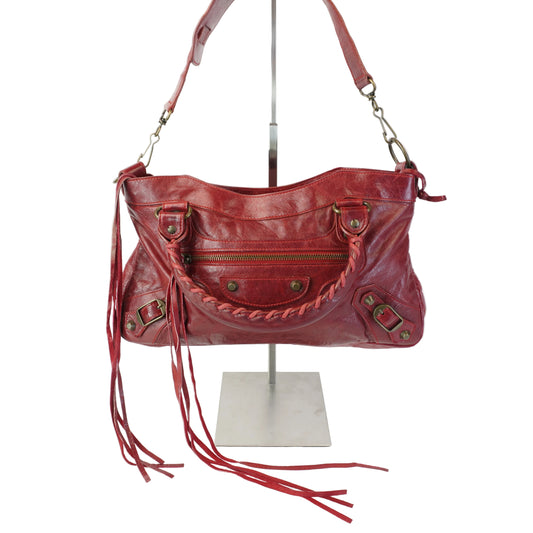 Balenciaga City Black Red