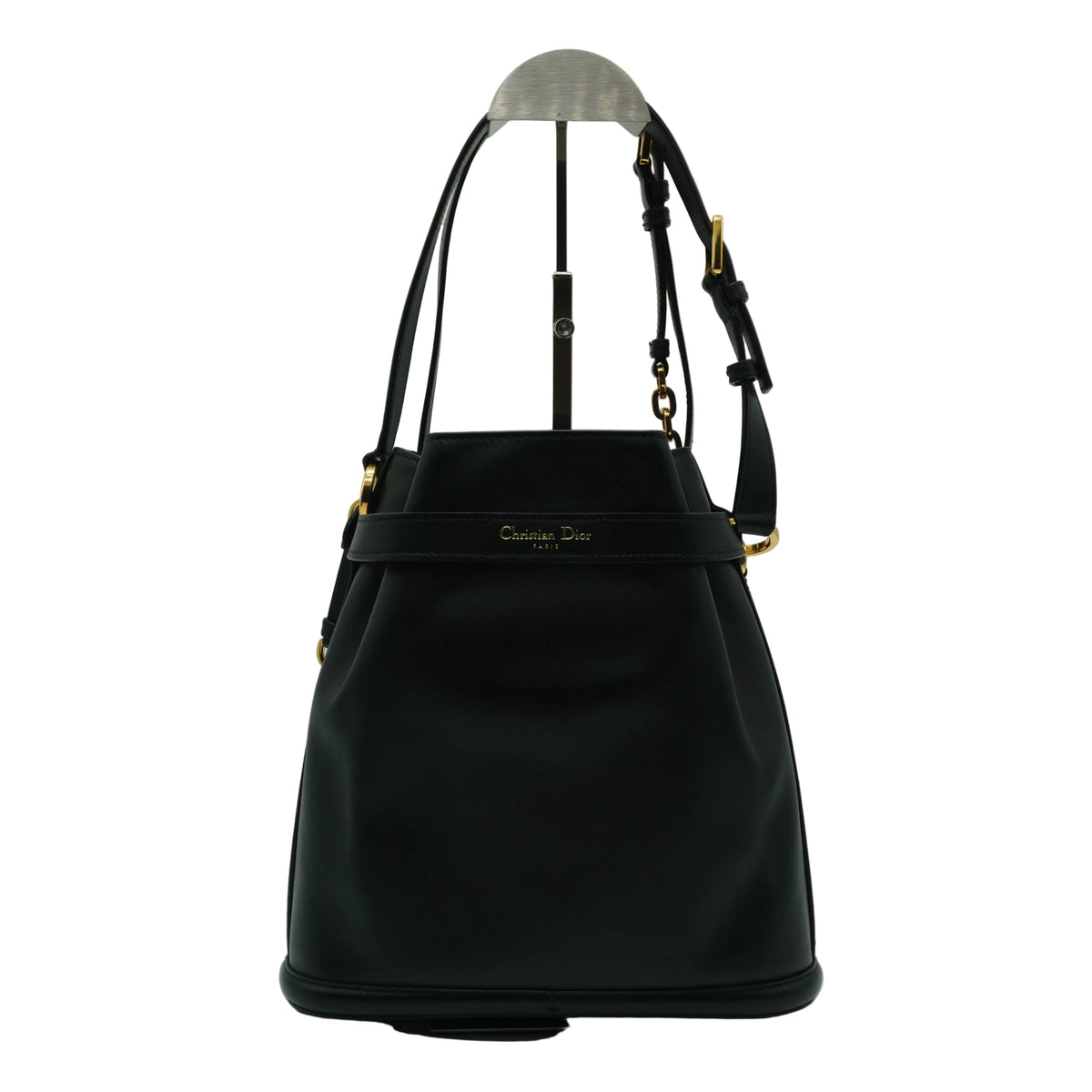 Dior Bucket Bag Small Calfskin Black GHW