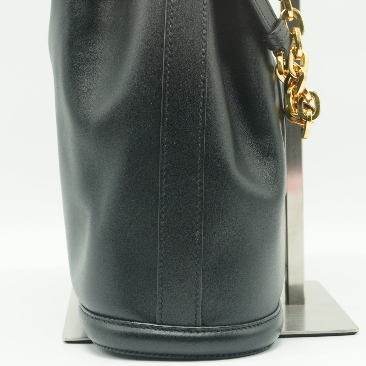 Dior Bucket Bag Small Calfskin Black GHW